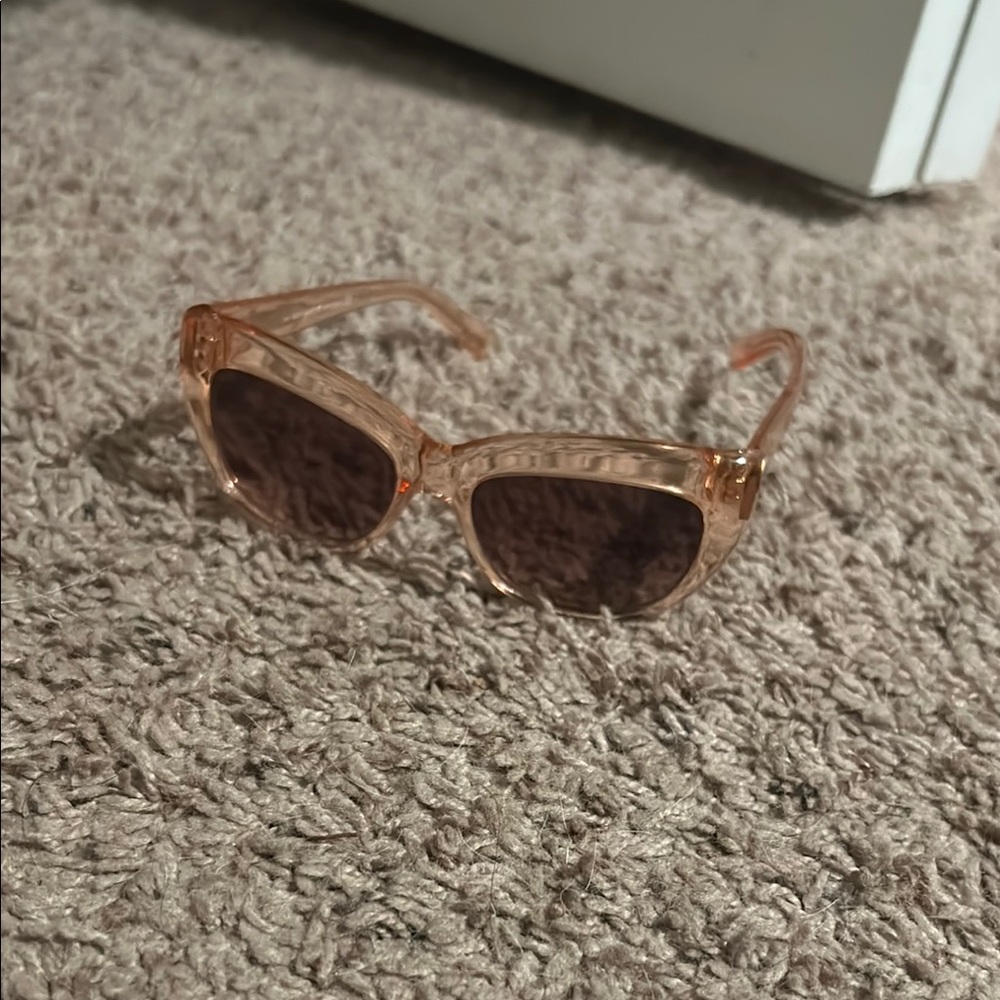 Kate Spade Pink Glitter Cat-Eye Sunglasses